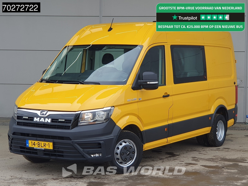 MAN TGE 5.180 Automaat Dubbel Cabine Dubbellucht Werkplaatsinrichting Trekhaak Omvormer Camera Parkeersensoren Airco Cruise L2H2 8m3 Airco Dub - Furgon: obrázek 1 MAN TGE 5.180 Automaat Dubbel Cabine Dubbellucht Werkplaatsinrichting Trekhaak Omvormer Camera Parkeersensoren Airco Cruise L2H2 8m3 Airco Dub - Furgon: obrázek 1