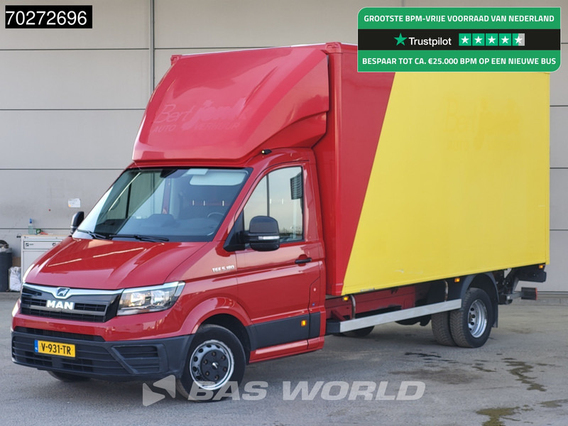 MAN TGE 5.180 Automaat Laadklep Zijdeur Bakwagen 180PK Lat om Lat Airco Cruise Meubelbak Koffer 22m3 Airco Cruise control - Dodávka skřín: obrázek 1 MAN TGE 5.180 Automaat Laadklep Zijdeur Bakwagen 180PK Lat om Lat Airco Cruise Meubelbak Koffer 22m3 Airco Cruise control - Dodávka skřín: obrázek 1