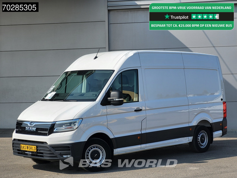MAN TGE Elektrisch 115km WLTP 36kWh L3H3 Automaat LED Navi Airco Cruise Camera Parkeersensoren L2H2 8m3 Airco Cruise control - Furgon, Elektrická dodávka: obrázek 1 MAN TGE Elektrisch 115km WLTP 36kWh L3H3 Automaat LED Navi Airco Cruise Camera Parkeersensoren L2H2 8m3 Airco Cruise control - Furgon, Elektrická dodávka: obrázek 1