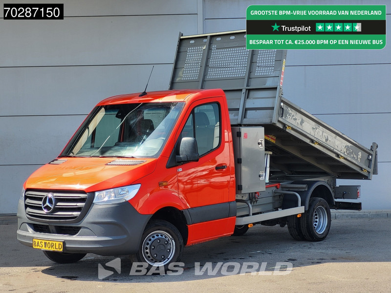 Mercedes-Benz Sprinter 514 CDI Kipper met Kist Dubbellucht 3,5t Trekhaak Airco Cruise Euro6 Tipper Benne Kieper 2m3 Airco Trekhaak Cruise control - Dodávka sklápěč: obrázek 1 Mercedes-Benz Sprinter 514 CDI Kipper met Kist Dubbellucht 3,5t Trekhaak Airco Cruise Euro6 Tipper Benne Kieper 2m3 Airco Trekhaak Cruise control - Dodávka sklápěč: obrázek 1