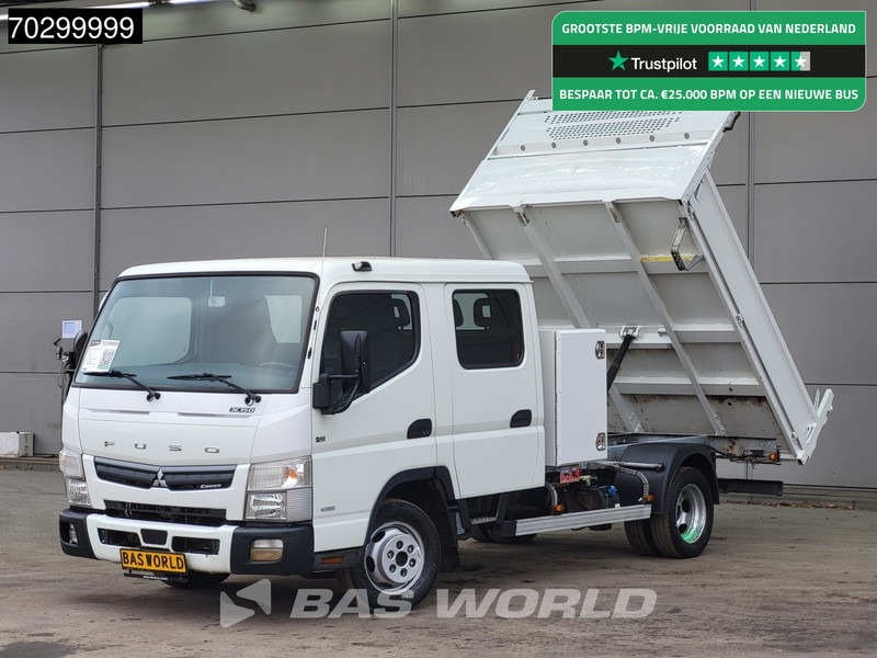 Mitsubishi Canter 3C15 3.0L Kipper met Kist Dubbel Cabine Dubbellucht 3,5t Trekhaak 150PK Airco Euro6 Tipper Benne Kieper Airco Trekhaak - Dodávka sklápěč: obrázek 1 Mitsubishi Canter 3C15 3.0L Kipper met Kist Dubbel Cabine Dubbellucht 3,5t Trekhaak 150PK Airco Euro6 Tipper Benne Kieper Airco Trekhaak - Dodávka sklápěč: obrázek 1