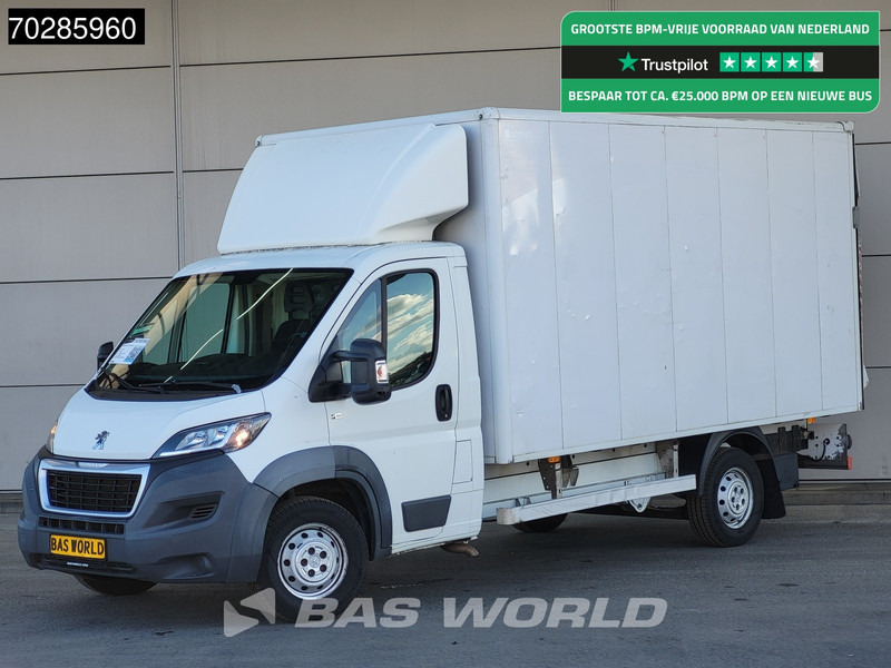 Peugeot Boxer 150PK Trekhaak D'Hollandia Laadklep Zijdeur Bakwagen Navi Airco Cruise Lat om Lat Euro5 Meubelbak Koffer 18m3 Airco Trekhaak Cruise co - Dodávka skřín: obrázek 1 Peugeot Boxer 150PK Trekhaak D'Hollandia Laadklep Zijdeur Bakwagen Navi Airco Cruise Lat om Lat Euro5 Meubelbak Koffer 18m3 Airco Trekhaak Cruise co - Dodávka skřín: obrázek 1