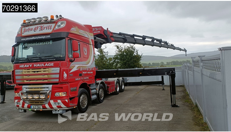Nákladní automobil valníkový/ Plošinový, Auto s hydraulickou rukou DAF XF105.510 XF 8X4 Palfinger PK150.002 9x Extensions Winch Big-Axle Euro 5 Kran Crane: obrázek 7