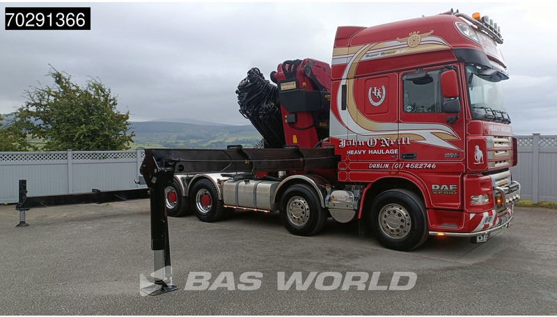 Nákladní automobil valníkový/ Plošinový, Auto s hydraulickou rukou DAF XF105.510 XF 8X4 Palfinger PK150.002 9x Extensions Winch Big-Axle Euro 5 Kran Crane: obrázek 11