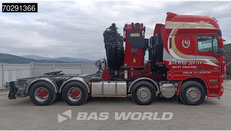 Nákladní automobil valníkový/ Plošinový, Auto s hydraulickou rukou DAF XF105.510 XF 8X4 Palfinger PK150.002 9x Extensions Winch Big-Axle Euro 5 Kran Crane: obrázek 20