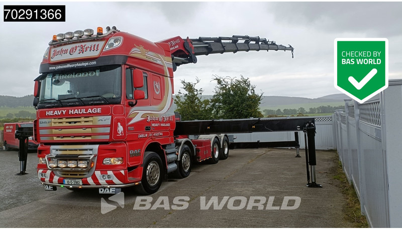 DAF XF105.510 XF 8X4 Palfinger PK150.002 9x Extensions Winch Big-Axle Euro 5 Kran Crane - Nákladní automobil valníkový/ Plošinový, Auto s hydraulickou rukou: obrázek 1 DAF XF105.510 XF 8X4 Palfinger PK150.002 9x Extensions Winch Big-Axle Euro 5 Kran Crane - Nákladní automobil valníkový/ Plošinový, Auto s hydraulickou rukou: obrázek 1