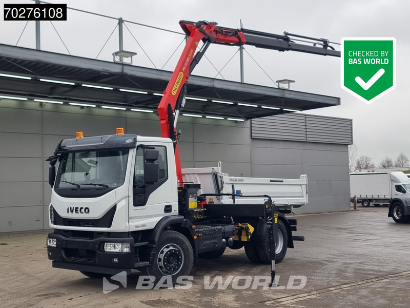 Iveco Eurocargo 180E320 4X2 Suspensión de Acero, Volquete 3 Lados, Palfinger PK12.501 - Sklápěč, Auto s hydraulickou rukou: obrázek 1 Iveco Eurocargo 180E320 4X2 Suspensión de Acero, Volquete 3 Lados, Palfinger PK12.501 - Sklápěč, Auto s hydraulickou rukou: obrázek 1