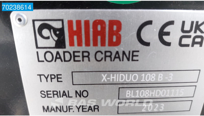 Nový Náhradní díly Hiab X 108 B-3 HiDuo 1 Axle NEW Hiab X 108 B-3 HiDuo Kran Crane: obrázek 19