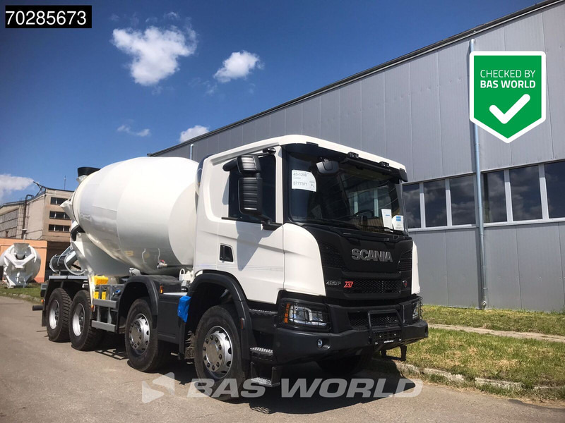 Scania P420 XT 8X4 NEW! 10m3 FML Mixer Automatic Steel suspension Big-Axle Euro 6 - Autodomíchávač: obrázek 1 Scania P420 XT 8X4 NEW! 10m3 FML Mixer Automatic Steel suspension Big-Axle Euro 6 - Autodomíchávač: obrázek 1