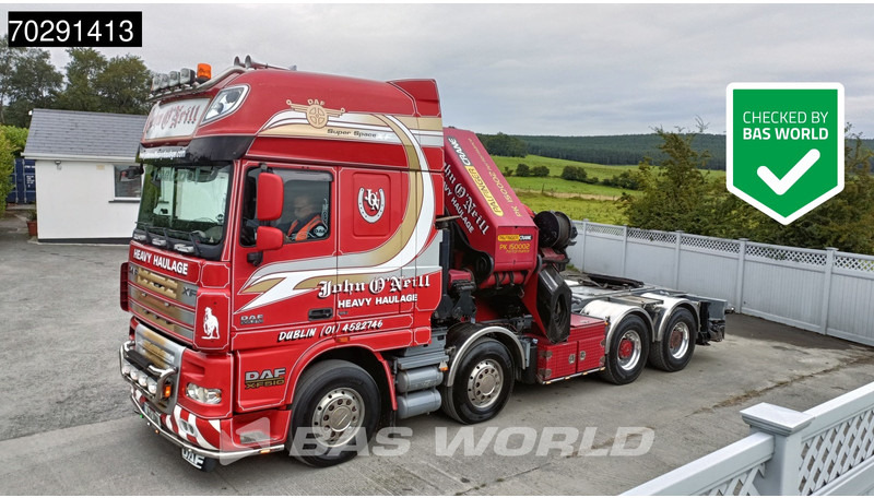 DAF XF105.510 XF 8X4 Palfinger PK150.002 Kran Crane Winch Fifth Wheel Big-Axle Euro 5 - Tahač: obrázek 1 DAF XF105.510 XF 8X4 Palfinger PK150.002 Kran Crane Winch Fifth Wheel Big-Axle Euro 5 - Tahač: obrázek 1
