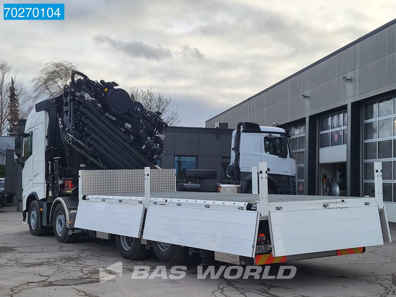 Nový Nákladní automobil valníkový/ Plošinový, Auto s hydraulickou rukou Volvo FH 460 8X2 Effer 1000 9S + 6S Kran + Fly-Jib Liftachse VEB+ Euro 6: obrázek 17