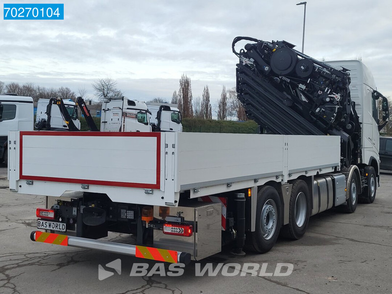 Nový Nákladní automobil valníkový/ Plošinový, Auto s hydraulickou rukou Volvo FH 460 8X2 Effer 1000 9S + 6S Kran + Fly-Jib Liftachse VEB+ Euro 6: obrázek 14
