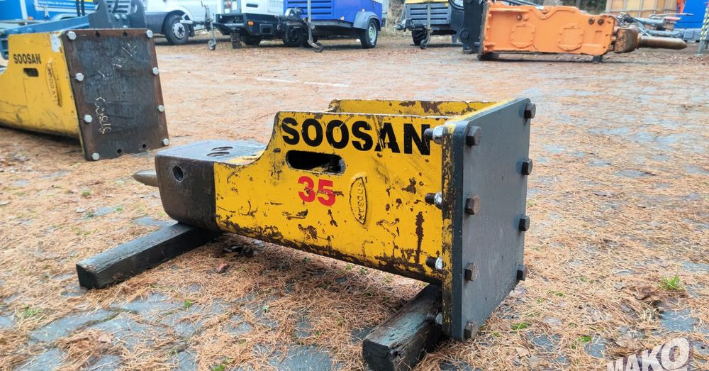 Młot hydrauliczny Soosan SQ35 230kg do koparki - Příslušenství pro Stavební technika: obrázek 4 Młot hydrauliczny Soosan SQ35 230kg do koparki - Příslušenství pro Stavební technika: obrázek 4