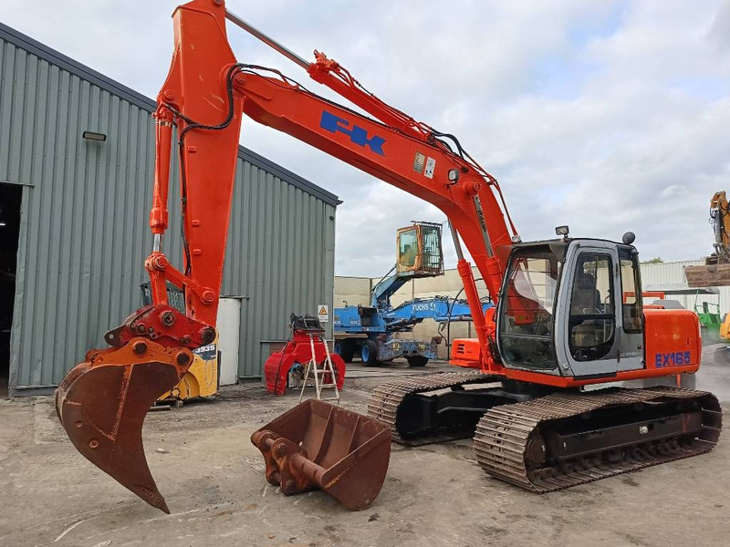 Pásové rýpadlo Fiat-Kobelco EX165 hitachi excavator kettenbagger graafmachine: obrázek 11