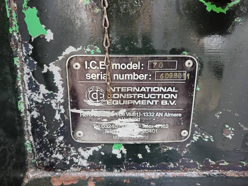 Samojízdné beranidlo ICE 418s 70 pile driver powerpack hydraulische hei: obrázek 17