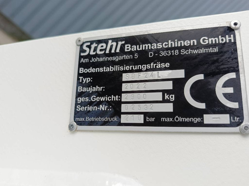 Skrejpr STEHR sbf24L SBS3000 grondfrees + kalk bulk 2022 CE: obrázek 15