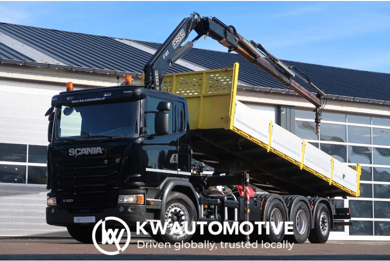 Scania G450 8X4/ FASSI 15 TON CRANE/ EURO 6/ FULL AIR - Auto s hydraulickou rukou: obrázek 1 Scania G450 8X4/ FASSI 15 TON CRANE/ EURO 6/ FULL AIR - Auto s hydraulickou rukou: obrázek 1