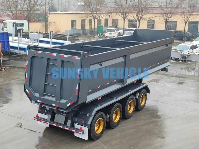 SUNSKY 4-Axle Dump Semi-trailer - Sklápěcí návěs: obrázek 2 SUNSKY 4-Axle Dump Semi-trailer - Sklápěcí návěs: obrázek 2