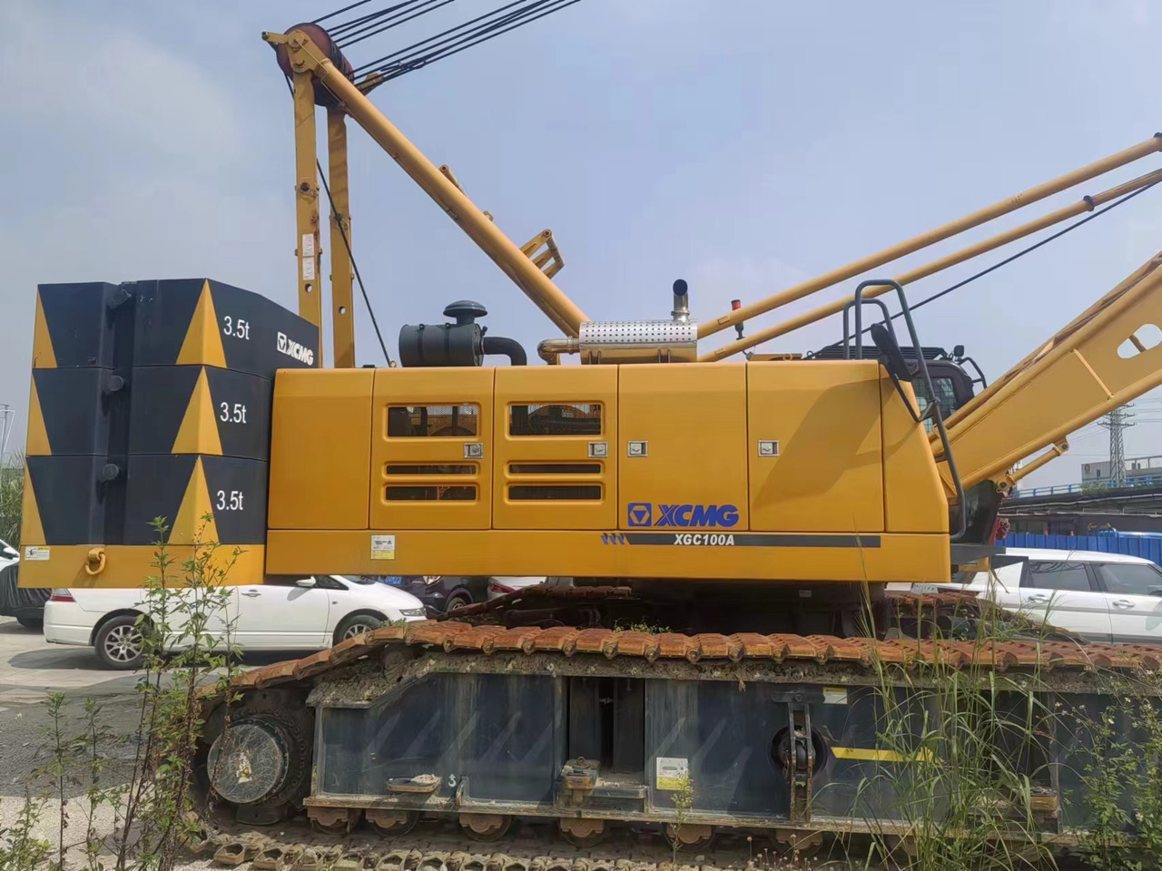 XCMG Official Used 100 Ton Mobile Crane XGC100A Hydraulic Lattice Boom Crawler Crane For Sale - Pásový jeřáb: obrázek 2 XCMG Official Used 100 Ton Mobile Crane XGC100A Hydraulic Lattice Boom Crawler Crane For Sale - Pásový jeřáb: obrázek 2