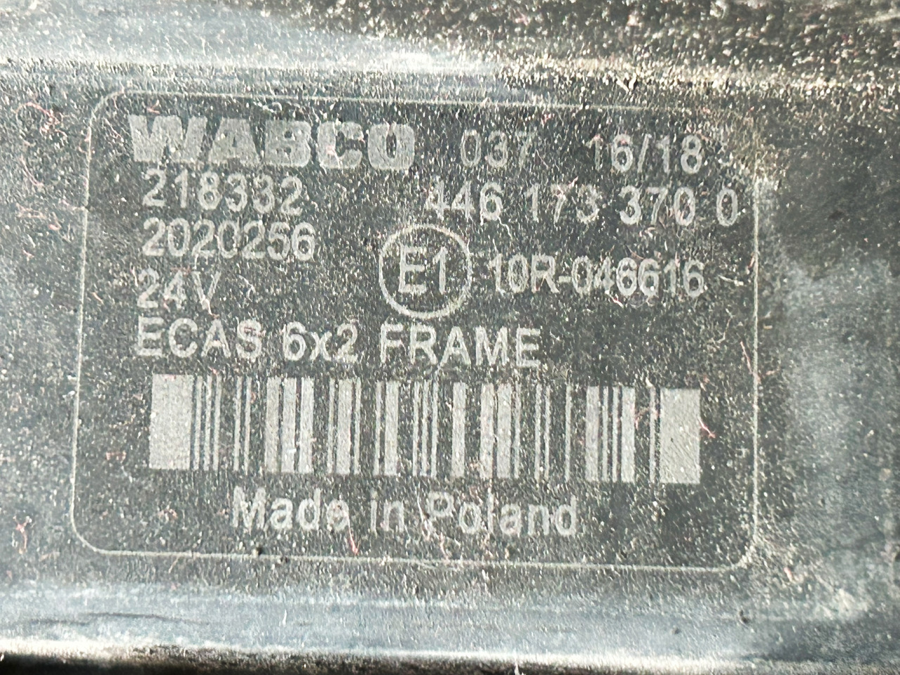 DAF XF 106 480 ECAS CONTROLLER COMPUTER - Řídicí blok: obrázek 3 DAF XF 106 480 ECAS CONTROLLER COMPUTER - Řídicí blok: obrázek 3