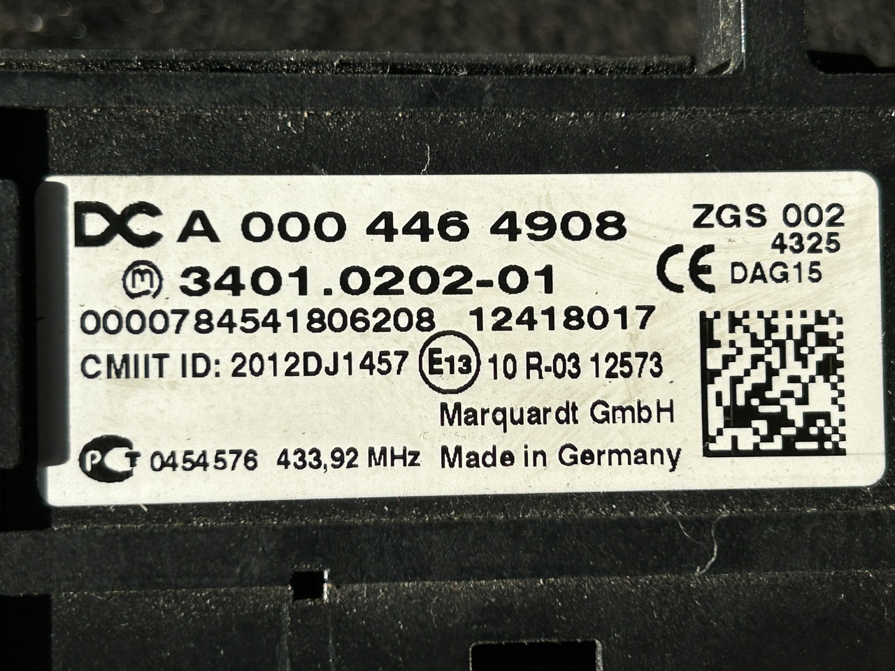 MERCEDES-BENZ ACTROS MP4 START/STOP IGNITION SWITCH - Palubní deska pro Nákladní auto: obrázek 5 MERCEDES-BENZ ACTROS MP4 START/STOP IGNITION SWITCH - Palubní deska pro Nákladní auto: obrázek 5