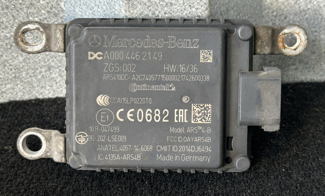 MERCEDES-BENZ RADAR DISTRONIC ACTROS MP4 - Řídicí blok: obrázek 1 MERCEDES-BENZ RADAR DISTRONIC ACTROS MP4 - Řídicí blok: obrázek 1