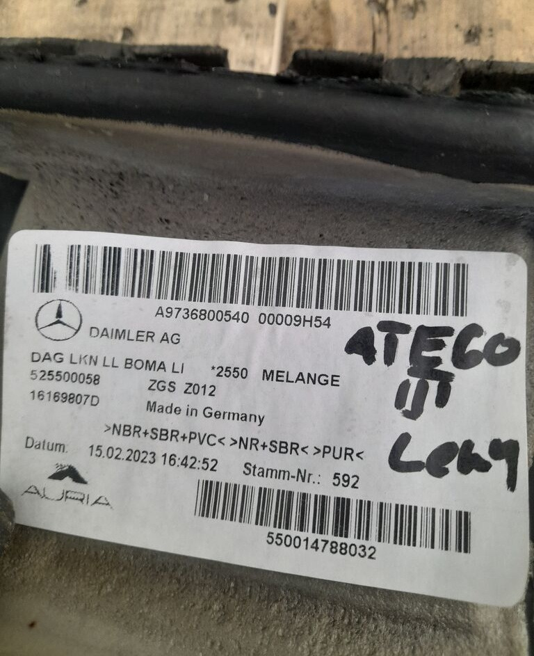 WYKŁADZINA KABINY L Mercedes-Benz ATEGO A9736800540 - Kabina a interiér pro Nákladní auto: obrázek 3 WYKŁADZINA KABINY L Mercedes-Benz ATEGO A9736800540 - Kabina a interiér pro Nákladní auto: obrázek 3