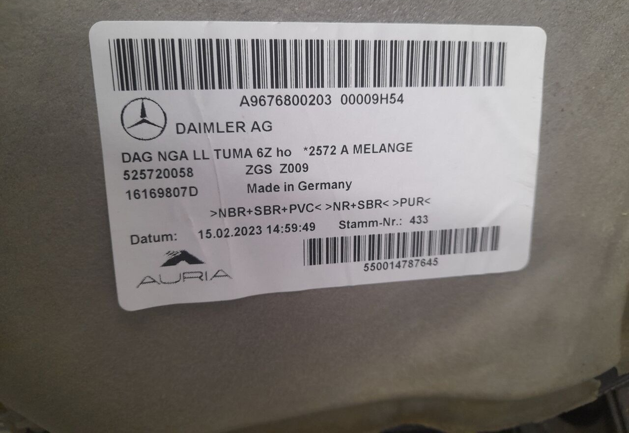 WYKŁADZINA KABINY Mercedes-Benz ATEGO A9676800203 - Kabina a interiér pro Nákladní auto: obrázek 2 WYKŁADZINA KABINY Mercedes-Benz ATEGO A9676800203 - Kabina a interiér pro Nákladní auto: obrázek 2