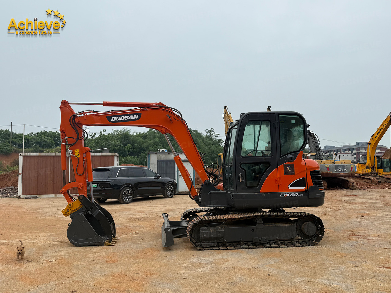 Pásové rýpadlo DOOSAN Diwanlun DX60-9 Excavator 38.9(52.1)/2100kW(HP) / rpm D24C 0.23m3 5700kg 4.2+2.8Ton 【ACHIEVE】 TOP CONDITION!!!: obrázek 6