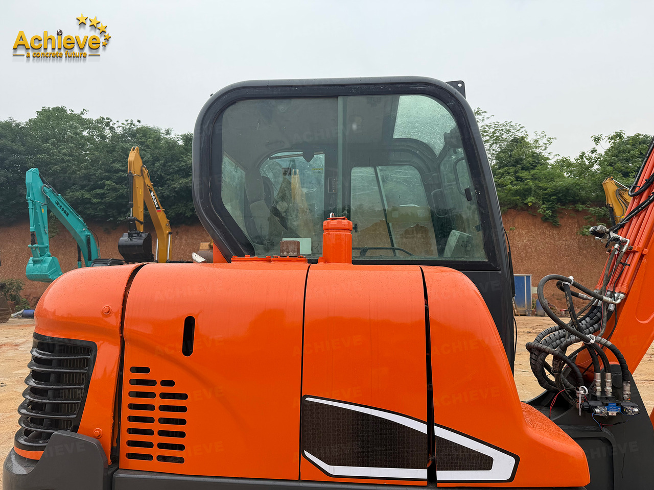 Pásové rýpadlo DOOSAN Diwanlun DX60-9 Excavator 38.9(52.1)/2100kW(HP) / rpm D24C 0.23m3 5700kg 4.2+2.8Ton 【ACHIEVE】 TOP CONDITION!!!: obrázek 25
