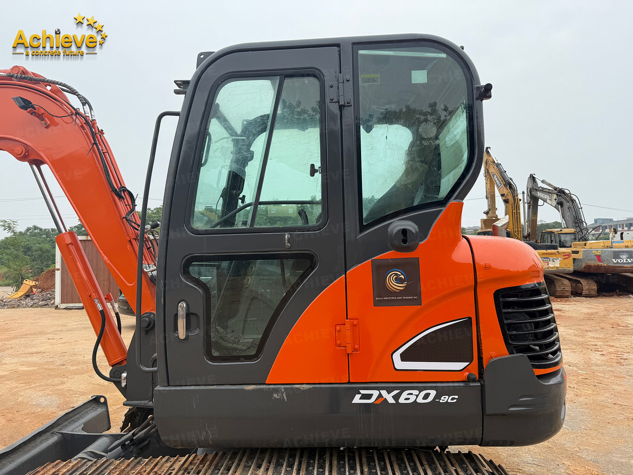 Pásové rýpadlo DOOSAN Diwanlun DX60-9 Excavator 38.9(52.1)/2100kW(HP) / rpm D24C 0.23m3 5700kg 4.2+2.8Ton 【ACHIEVE】 TOP CONDITION!!!: obrázek 9