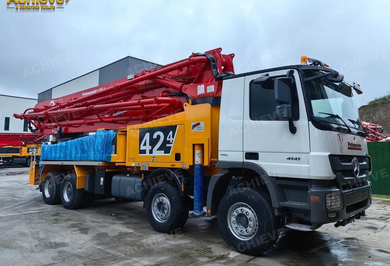 PUTZMEISTER Mercedes-Benz Actros 4141 concrete pumpM42-4R 170 m³【ACHIEVE】TOP CONDITION!!! - Autočerpadlo: obrázek 1 PUTZMEISTER Mercedes-Benz Actros 4141 concrete pumpM42-4R 170 m³【ACHIEVE】TOP CONDITION!!! - Autočerpadlo: obrázek 1