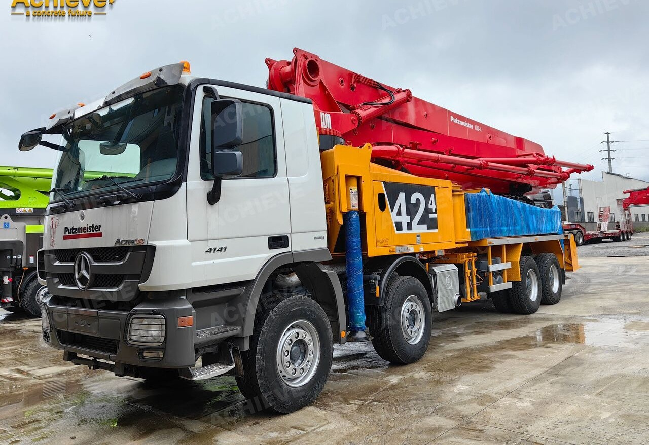 PUTZMEISTER Mercedes-Benz Actros 4141 concrete pumpM42-4R 170 m³【ACHIEVE】TOP CONDITION!!! - Autočerpadlo: obrázek 2 PUTZMEISTER Mercedes-Benz Actros 4141 concrete pumpM42-4R 170 m³【ACHIEVE】TOP CONDITION!!! - Autočerpadlo: obrázek 2