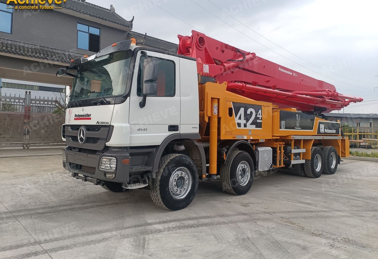 PUTZMEISTER Mercedes-Benz Actros 4141 concrete pumpM42-4R 170 m³【ACHIEVE】TOP CONDITION!!! - Autočerpadlo: obrázek 5 PUTZMEISTER Mercedes-Benz Actros 4141 concrete pumpM42-4R 170 m³【ACHIEVE】TOP CONDITION!!! - Autočerpadlo: obrázek 5