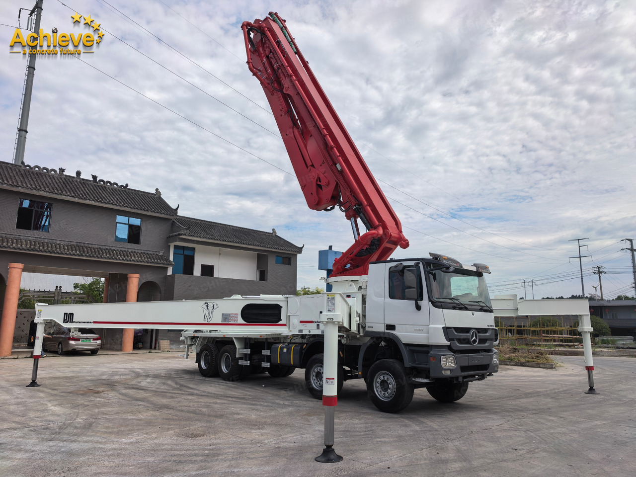 Putzmeister Putzmeister M56-4RZ Actros 4141Mercedes-Benz Concrete pump truck 【ACHIEVE】TOP CONDITION!!! - Autočerpadlo: obrázek 1 Putzmeister Putzmeister M56-4RZ Actros 4141Mercedes-Benz Concrete pump truck 【ACHIEVE】TOP CONDITION!!! - Autočerpadlo: obrázek 1