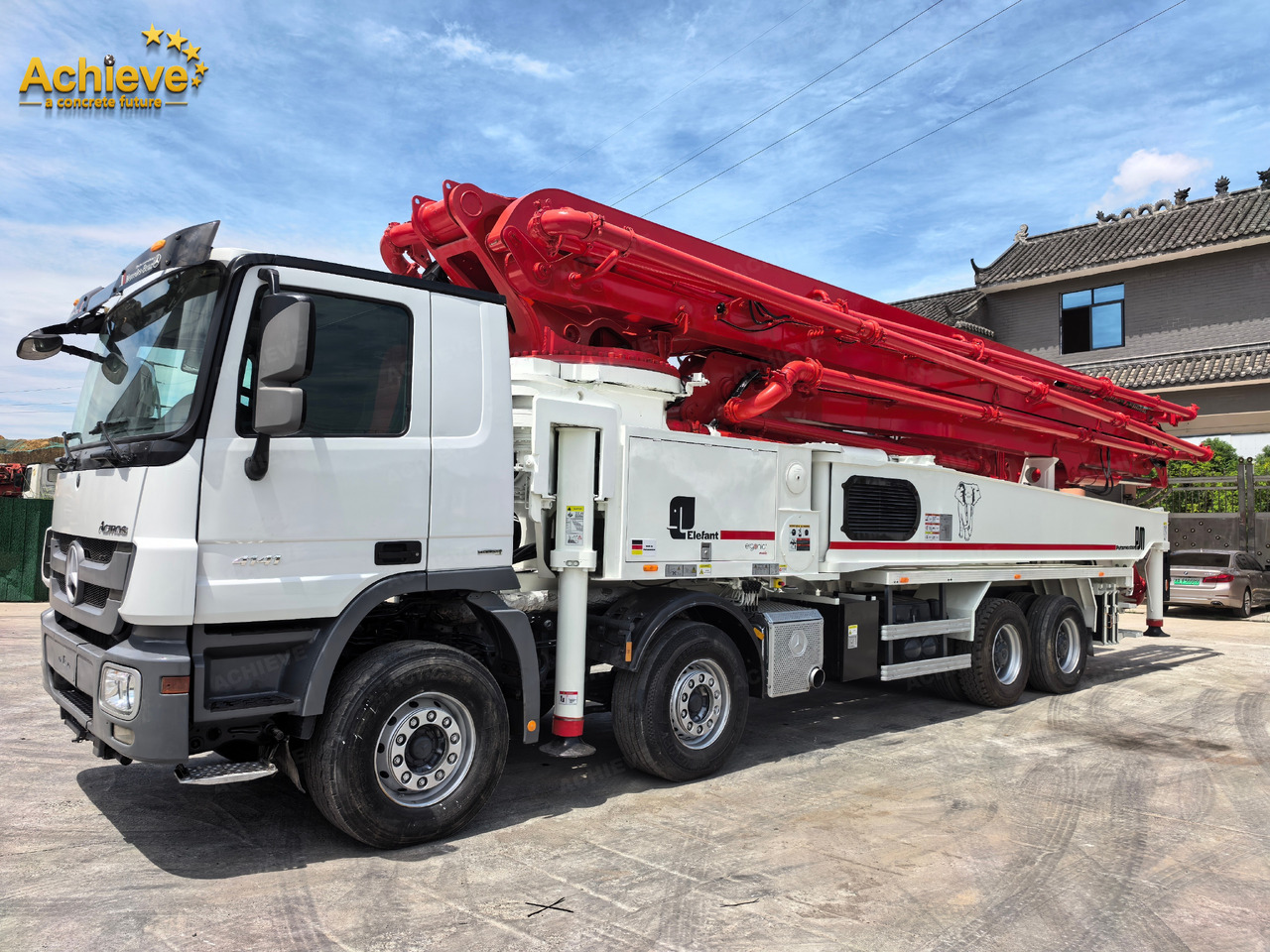 Putzmeister Putzmeister M56-4RZ Actros 4141Mercedes-Benz Concrete pump truck 【ACHIEVE】TOP CONDITION!!! - Autočerpadlo: obrázek 2 Putzmeister Putzmeister M56-4RZ Actros 4141Mercedes-Benz Concrete pump truck 【ACHIEVE】TOP CONDITION!!! - Autočerpadlo: obrázek 2