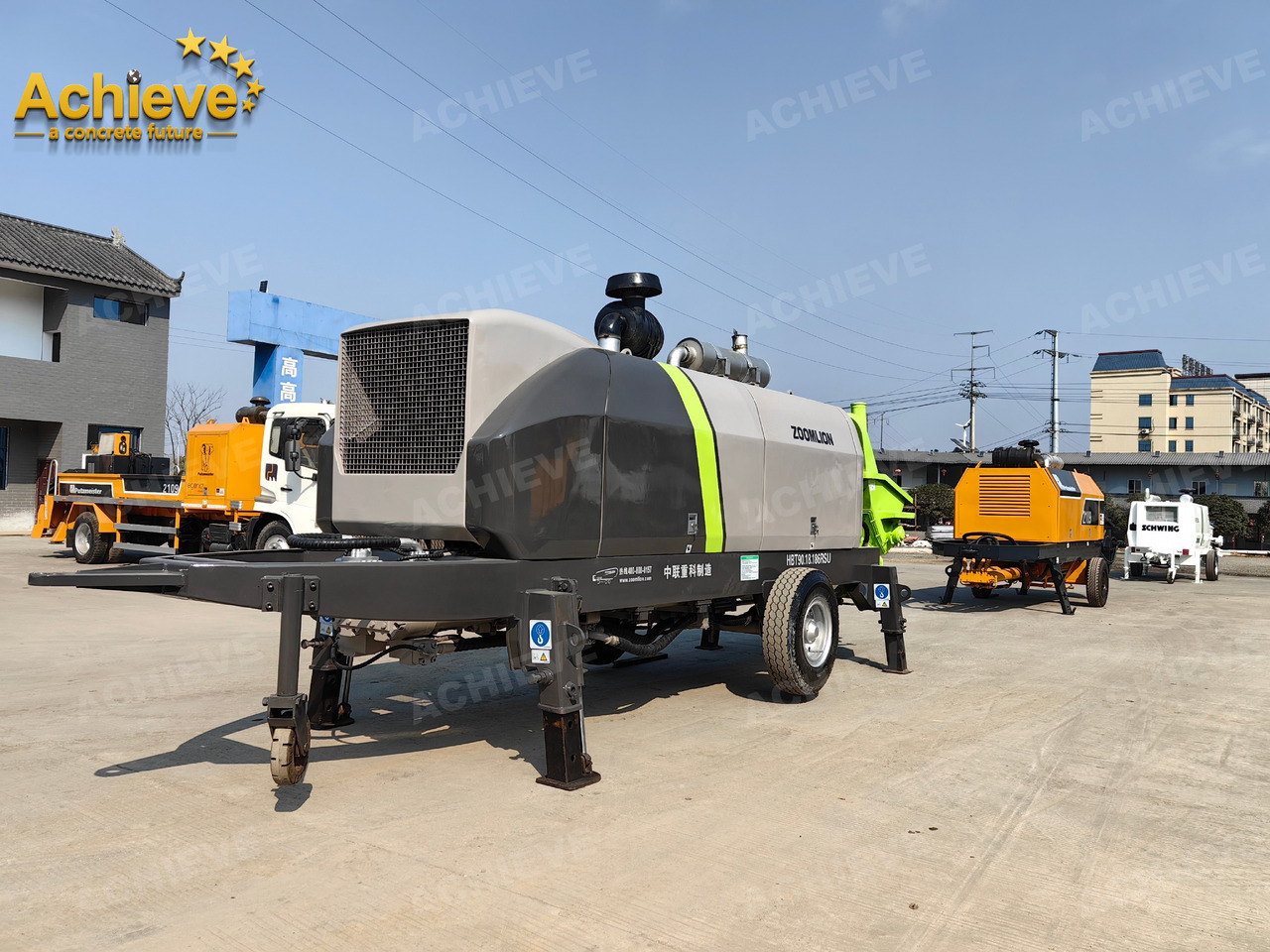 Zoomlion 2022 Zoomlion HBT 90.18.186RSU hydraulic Concrete Trailer Pump in China【ACHIEVE】TOP CONDITION!!! - Stacionární čerpadlo betonu: obrázek 3 Zoomlion 2022 Zoomlion HBT 90.18.186RSU hydraulic Concrete Trailer Pump in China【ACHIEVE】TOP CONDITION!!! - Stacionární čerpadlo betonu: obrázek 3