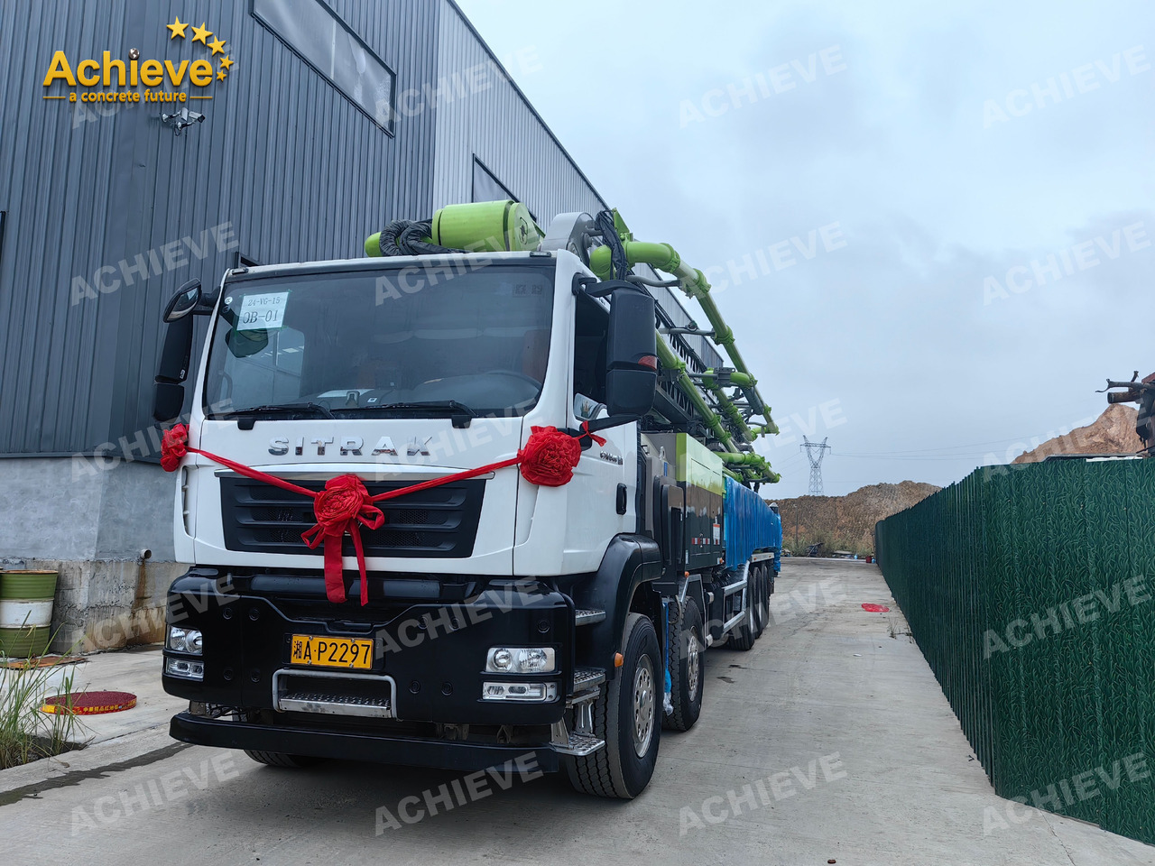 Zoomlion Zoomlion 70M 70X-6RZ Concrete pump truck ACTROS 4141 【ACHIEVE】TOP CONDITION!!! - Autočerpadlo: obrázek 4 Zoomlion Zoomlion 70M 70X-6RZ Concrete pump truck ACTROS 4141 【ACHIEVE】TOP CONDITION!!! - Autočerpadlo: obrázek 4