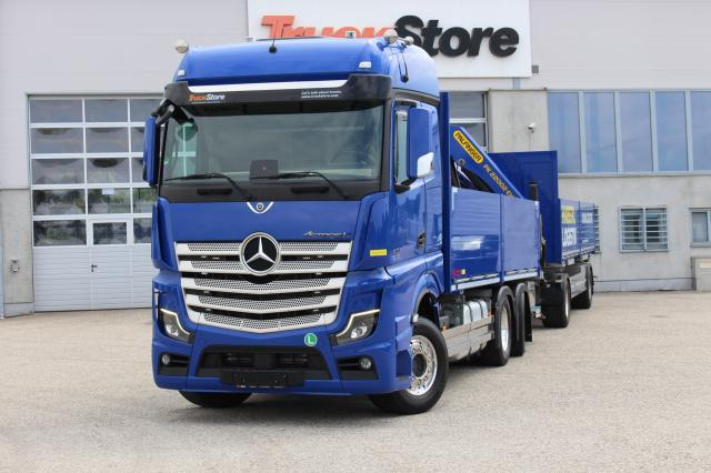 Mercedes-Benz Actros 2551LL PK22002 - Nákladní automobil valníkový/ Plošinový, Auto s hydraulickou rukou: obrázek 1 Mercedes-Benz Actros 2551LL PK22002 - Nákladní automobil valníkový/ Plošinový, Auto s hydraulickou rukou: obrázek 1
