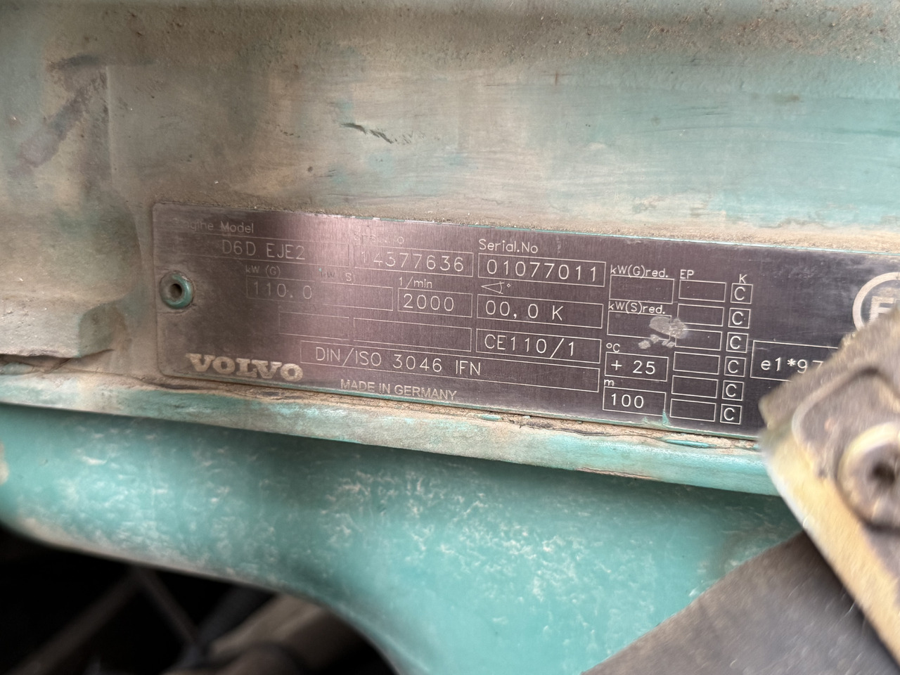 VOLVO D6D EJE2 - Motor pro Rýpadlo: obrázek 2 VOLVO D6D EJE2 - Motor pro Rýpadlo: obrázek 2