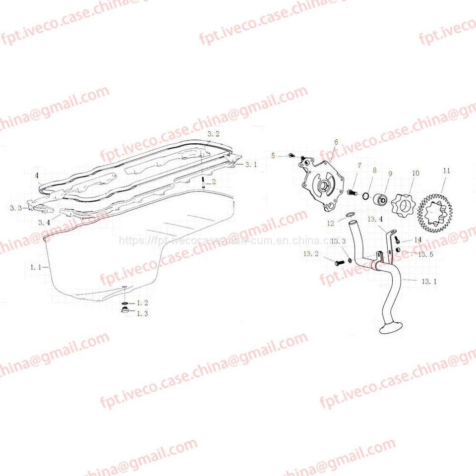 MAN D2066 Oil pan component 05801-5741 - Olejová vana: obrázek 1 MAN D2066 Oil pan component 05801-5741 - Olejová vana: obrázek 1