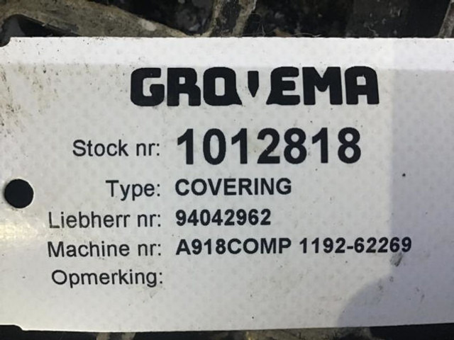 Liebherr A914 Compact - Kapota: obrázek 5 Liebherr A914 Compact - Kapota: obrázek 5