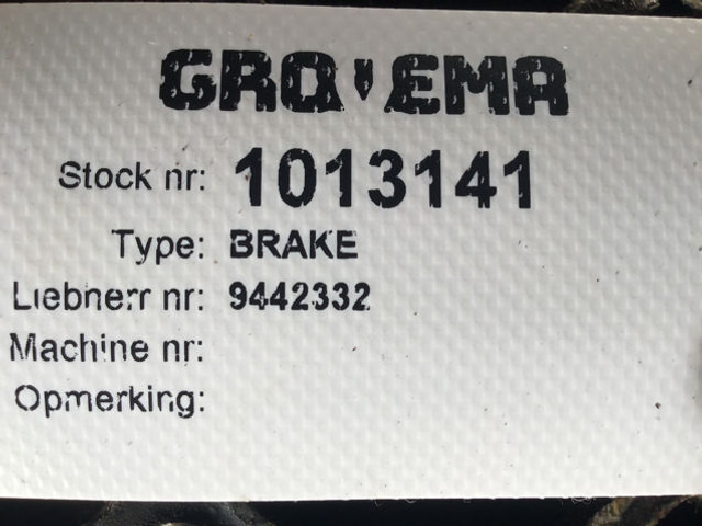 Liebherr Brake Housing - Brzdové díly: obrázek 3 Liebherr Brake Housing - Brzdové díly: obrázek 3