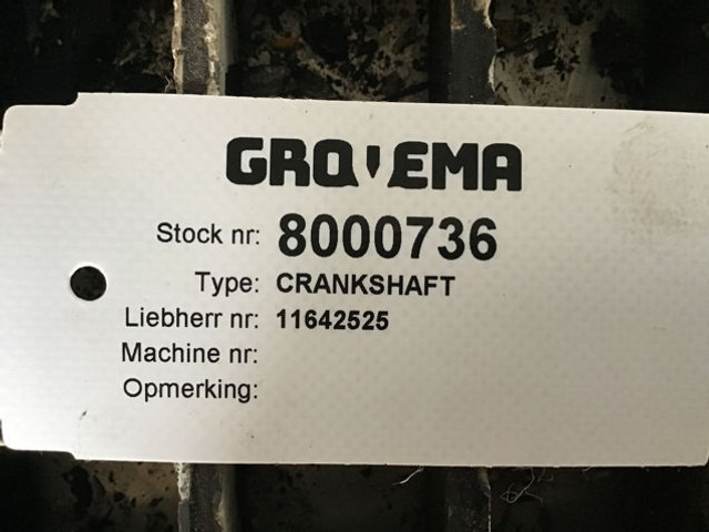 Liebherr Crankshaft - Zalomený hřídel: obrázek 3 Liebherr Crankshaft - Zalomený hřídel: obrázek 3