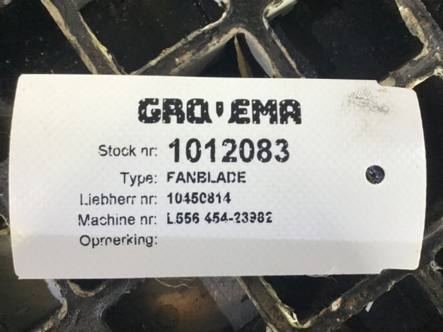 Liebherr Fan Blade - Ventilátor: obrázek 3 Liebherr Fan Blade - Ventilátor: obrázek 3