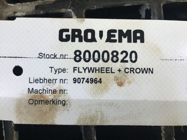 Liebherr Flywheel - Setrvačník: obrázek 3 Liebherr Flywheel - Setrvačník: obrázek 3
