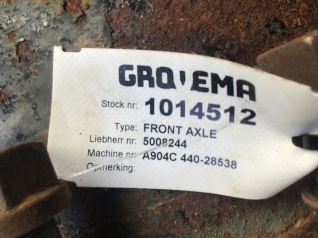Liebherr Front Axle - Náprava a díly: obrázek 3 Liebherr Front Axle - Náprava a díly: obrázek 3