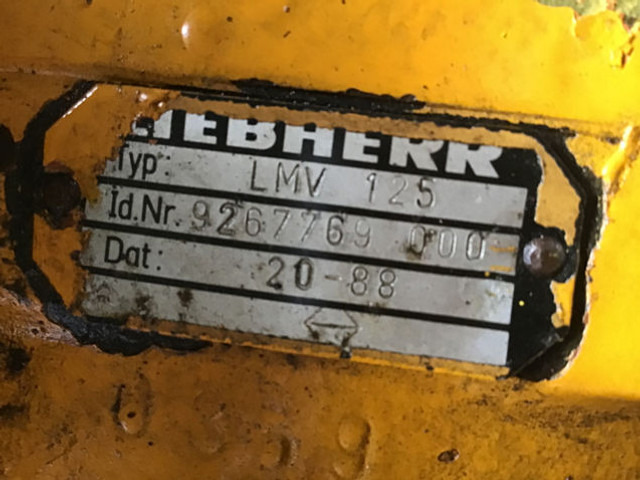 Liebherr LMV125 - Hydraulický motor: obrázek 1 Liebherr LMV125 - Hydraulický motor: obrázek 1