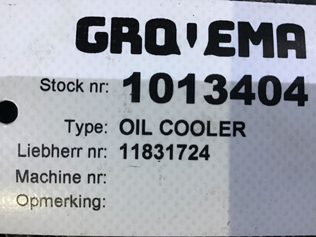Liebherr Oil Cooler - Chladič oleje: obrázek 5 Liebherr Oil Cooler - Chladič oleje: obrázek 5