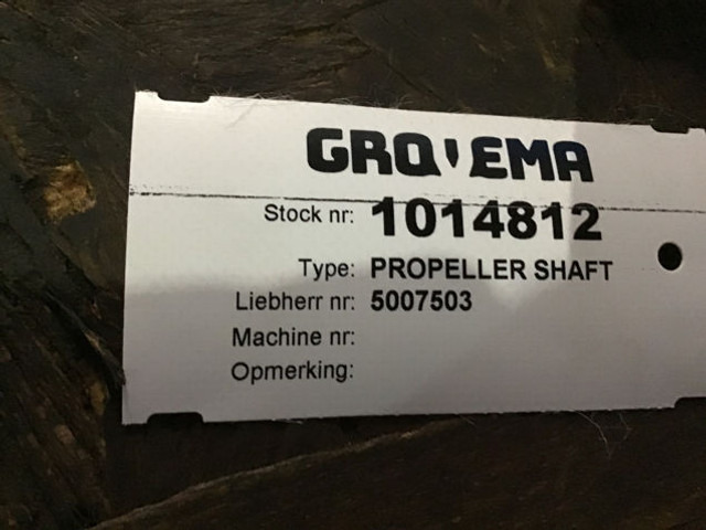 Liebherr Propeller Shaft - Poloosa: obrázek 4 Liebherr Propeller Shaft - Poloosa: obrázek 4